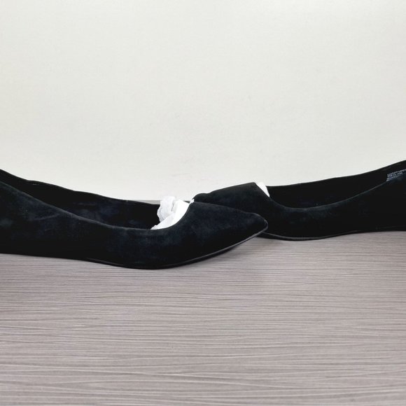 BP. 'Moveover' Pointy Toe Flat, Black Suede - Picture 7 of 10